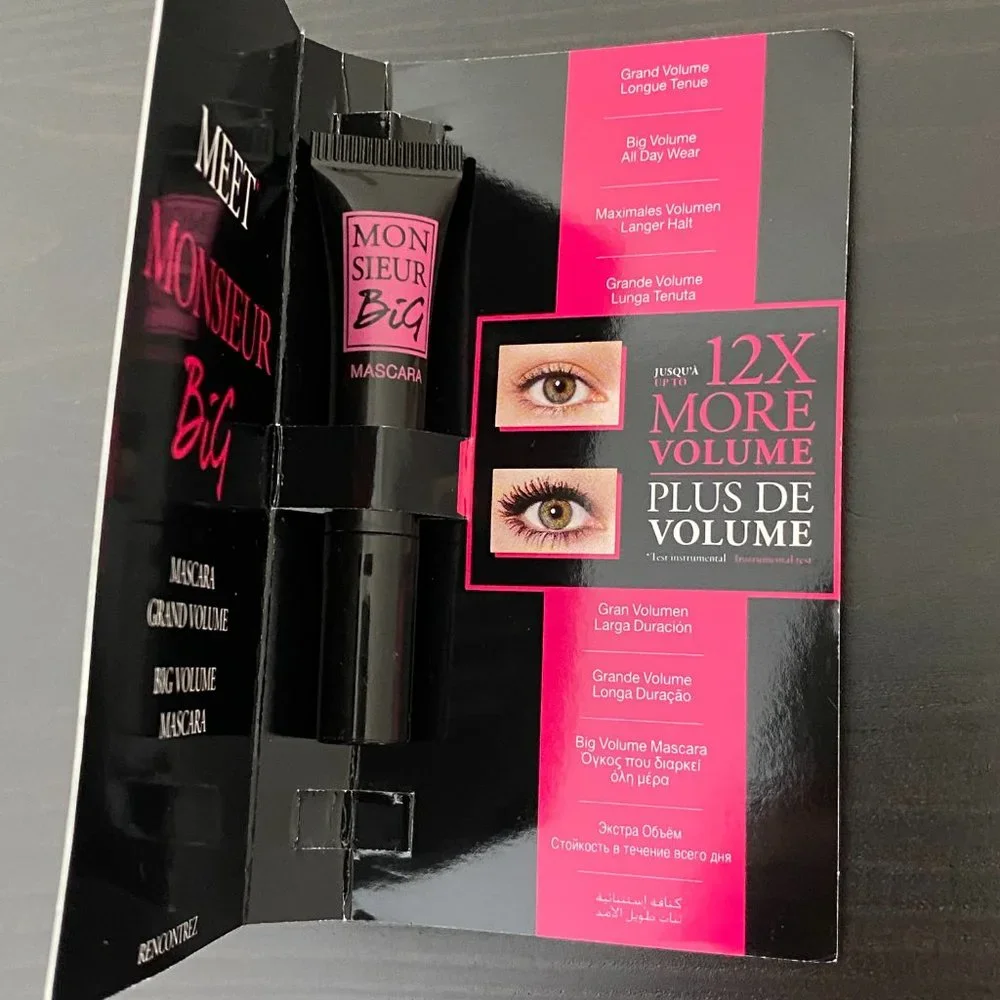Lancome Monsieur Big mini mascara in Black